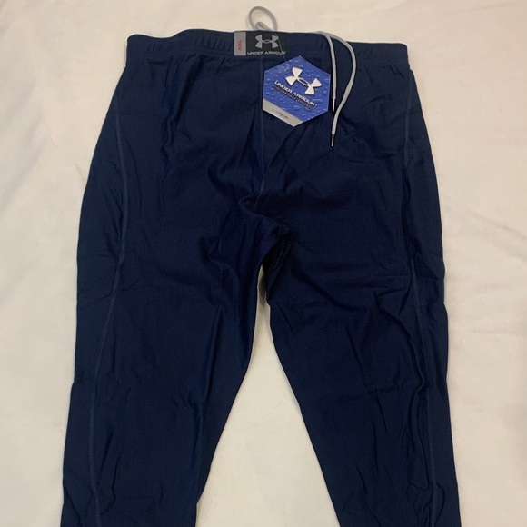 Men’s Under Armour Coldgear™️ navy thermal/leggings with drawstring waistband - Picture 7 of 7